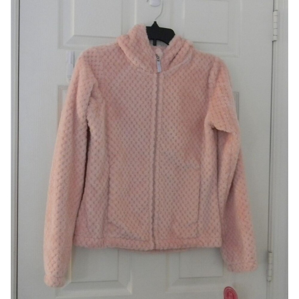 B4ALL Girls Fleece Hoodie PinkSz 14/16 Pockets Zip-up NWT